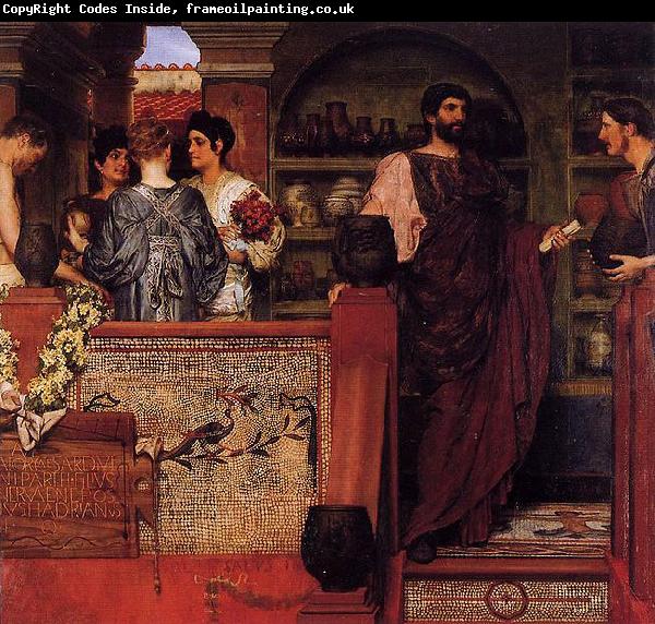 Sir Lawrence Alma-Tadema,OM.RA,RWS Hadrian Visiting a Romano-British Pottery Sir Lawrence Alma-Tadema